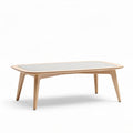 Wooden coffee table with felt surface - 120 x 75 x 40cm