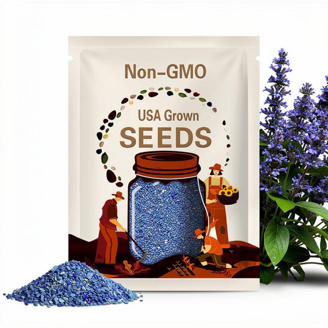 Blue Rock Cress Groundcover Plant (Aubrieta Hybrida Cascade Blue) Seeds