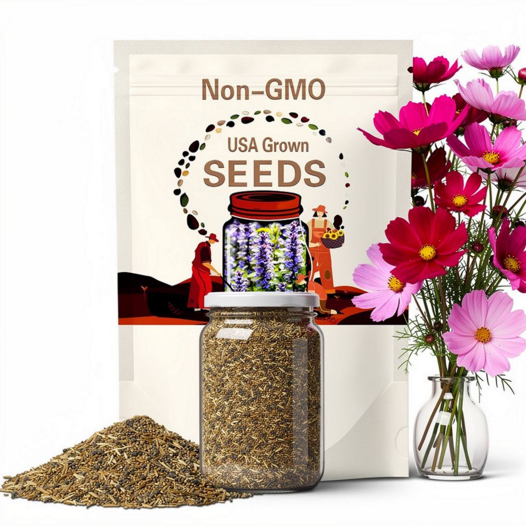 Cosmos Seeds Sensation Mix 100 Ct Flower Garden ANNUAL USA