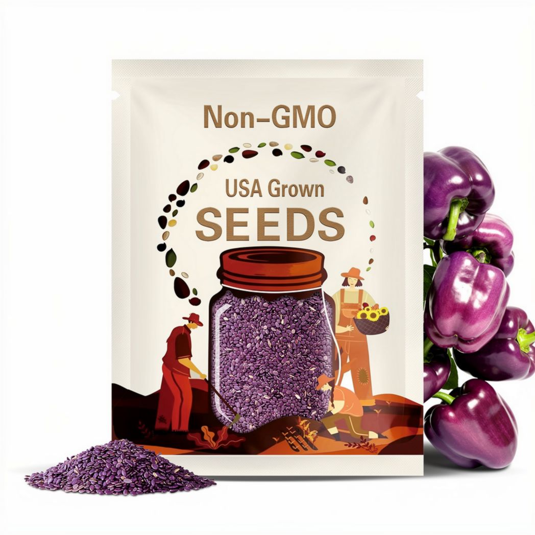 Purple Bell Pepper Seeds