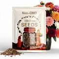 Collection Dahlia Seeds - Attracts Pollinators,Long Blooming Season,Vibrant Colors,Excellent Cut Flower,Plant in Spring