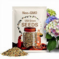 100 Mixed Color Hydrangea Seeds – Heirloom Non-GMO for Stunning Blue, Pink, and Purple Blooms