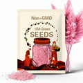 Pink Pampas Grass Seeds – Fluffy Pink Plumes 100 Seeds | Ornamental, Drought-Tolerant | Garden & Cut Flower Favorite