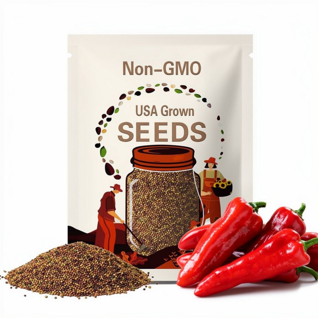 Carmen Organic Italian F1 Hybrid Pepper Seeds