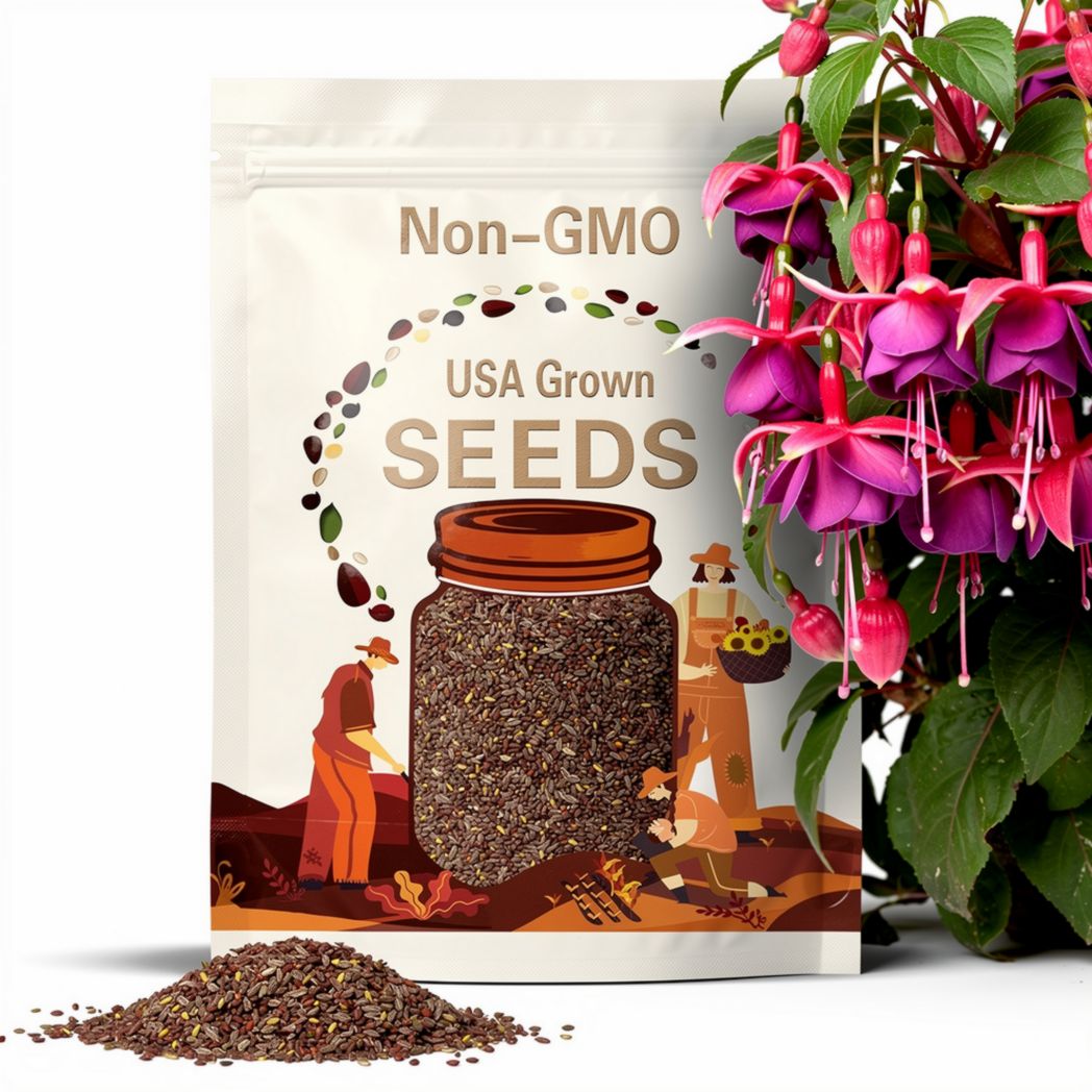 US-50pcs/bag Fuchsia Seeds Potted Flowers seeds,bonsai seeds for home garden #6445