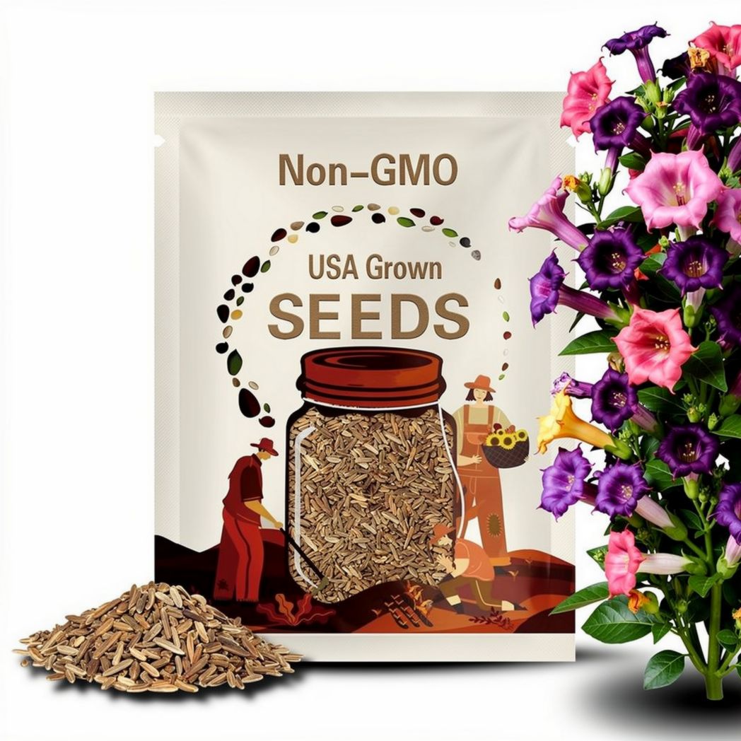 13 Seeds| Moon Angel Datura Mix Seeds - Flowering - Cold Sensitive - Angel's Trumpet - Devil’s Trumpet - Datura Flower - Flower Seeds #G007