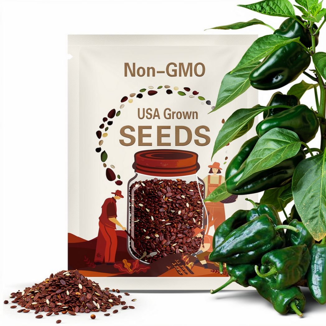 Poblano Hot Peppers Seeds