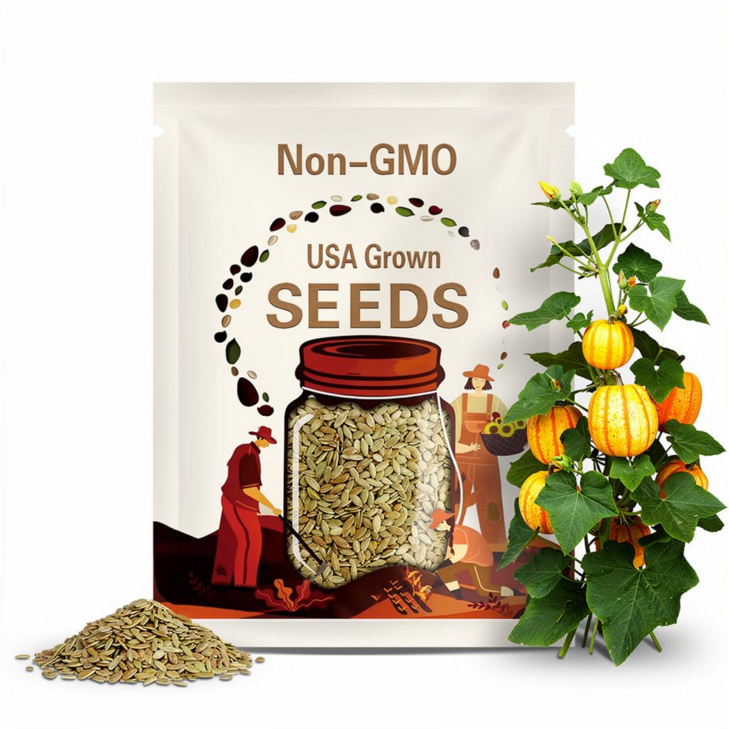 10 Candy Corn Pumpkin Seeds. Ships free.