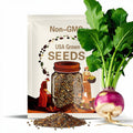 Heirloom Turnip Seeds: Purple Top, Golden Globe, White Egg - Non-GMO