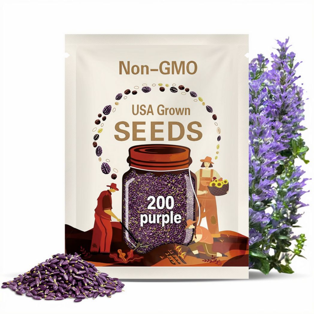 200 Purple Globe Amaranth Seeds. Ships free