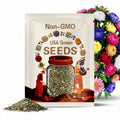 Heirloom Flower Seed Mix: Vibrant Peony, Poppy, Aster Blend - Non-GMO